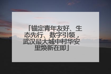 锚定青年友好、生态先行、数字引领，武汉最大城中村华安里焕新在即