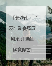 长沙南：“羽”动赛场展风采 汗洒征途竞锋芒