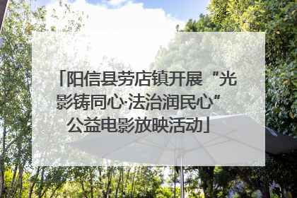 阳信县劳店镇开展“光影铸同心·法治润民心”公益电影放映活动