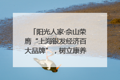 阳光人家·佘山荣膺“上海银发经济百大品牌”，树立康养行业新标杆