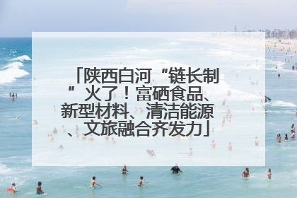 陕西白河“链长制”火了！富硒食品、新型材料、清洁能源、文旅融合齐发力