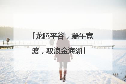 龙腾平谷，端午竞渡，驭浪金海湖
