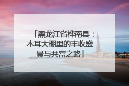 黑龙江省桦南县：木耳大棚里的丰收盛景与共富之路