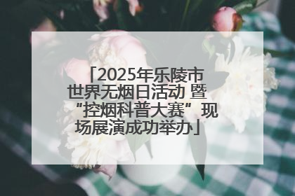 2025年乐陵市世界无烟日活动 暨“控烟科普大赛”现场展演成功举办