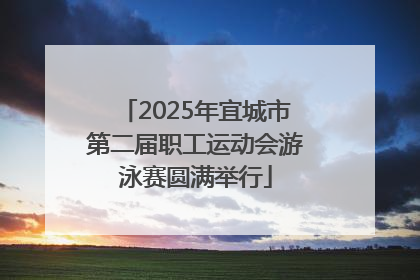 2025年宜城市第二届职工运动会游泳赛圆满举行
