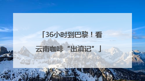 36小时到巴黎！看云南咖啡“出滇记”