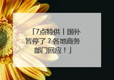7点特供丨国补暂停了？各地商务部门回应！