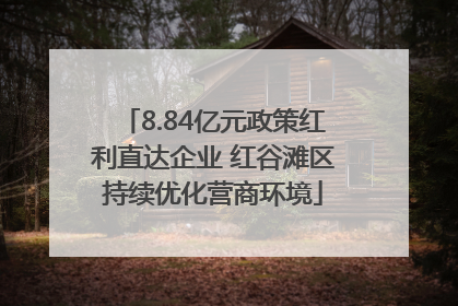 8.84亿元政策红利直达企业 红谷滩区持续优化营商环境